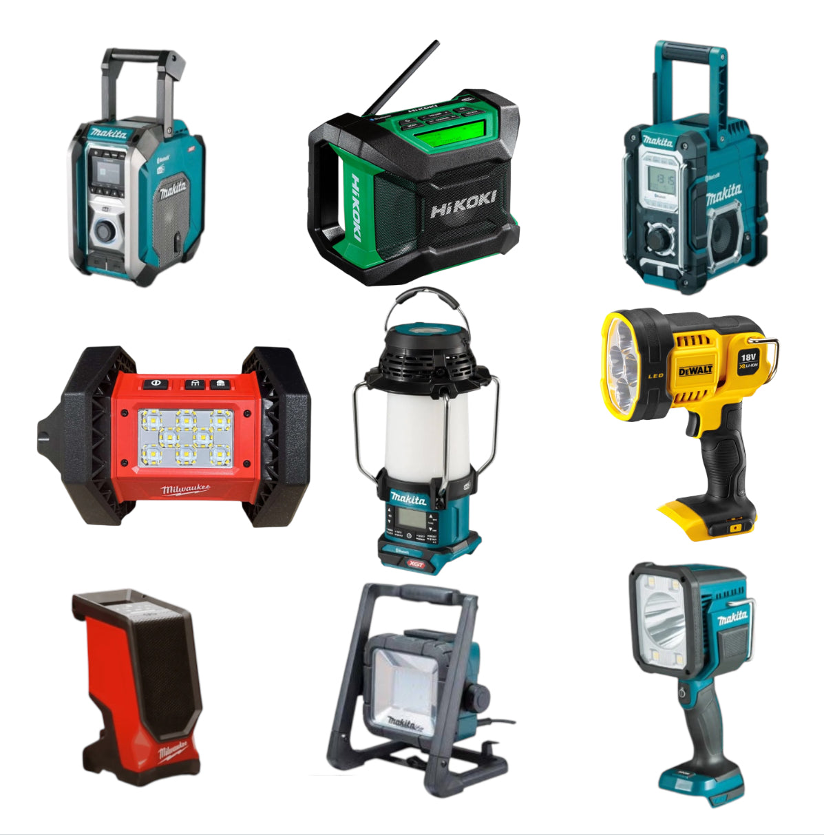 Lights, Radio & Bluetooth Speaker AK TOOLS