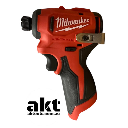 Milwaukee M12 12V Brushless Sub-Compact Impact Driver M12BLIDRC Skin Only AK TOOLS