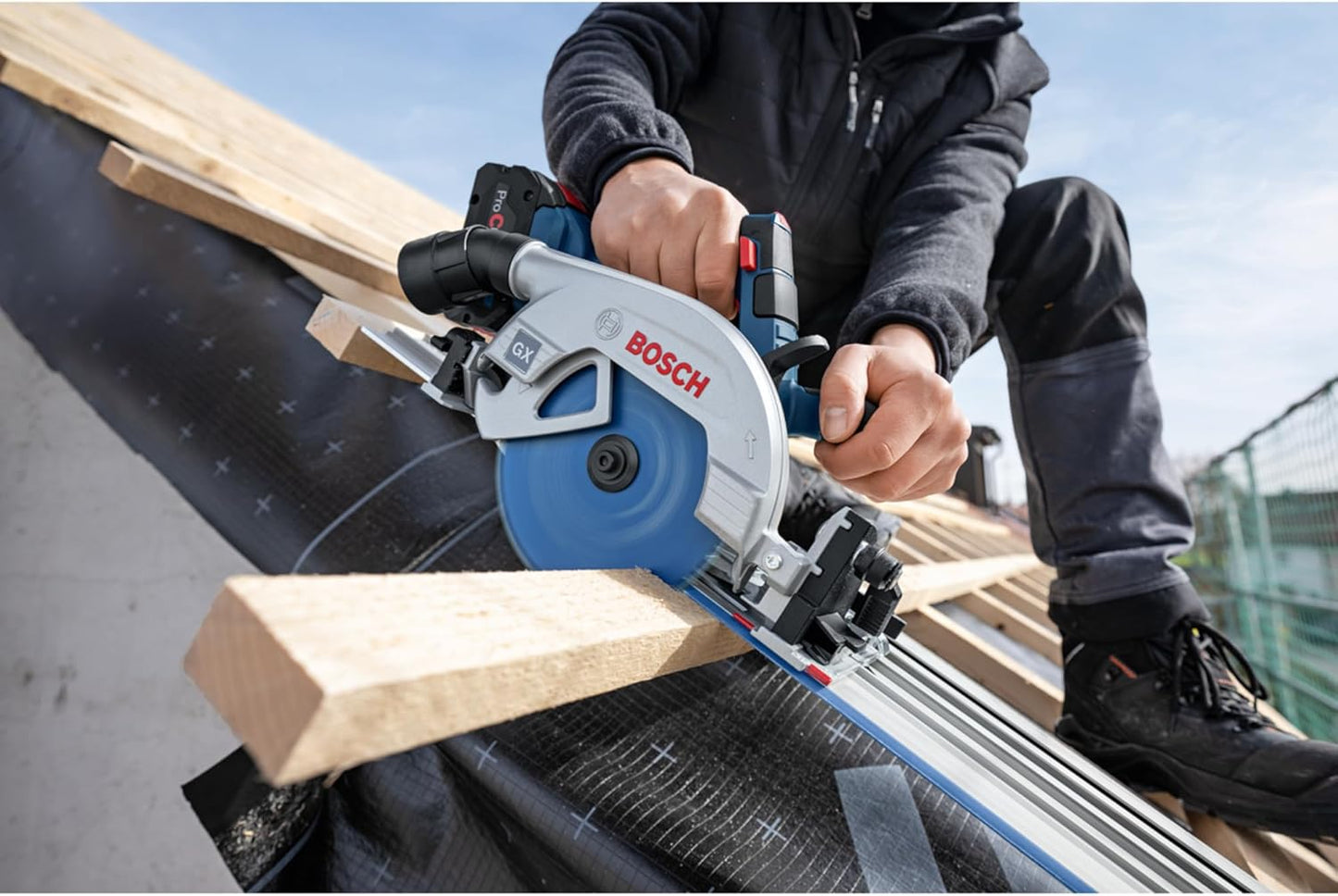 Bosch Professional 18V System Cordless Circular Saw GKS 18V-57-2 GX Skin Only