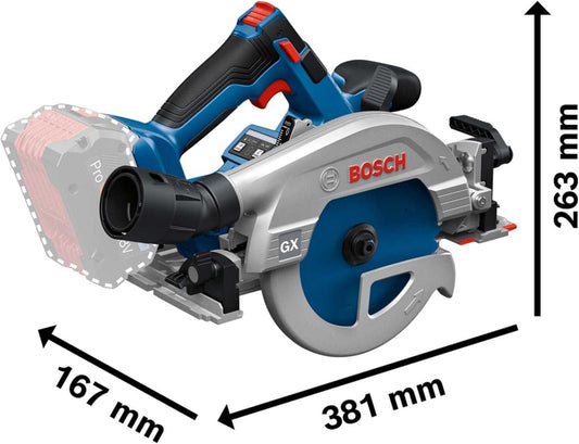 Bosch Professional 18V System Cordless Circular Saw GKS 18V-57-2 GX Skin Only