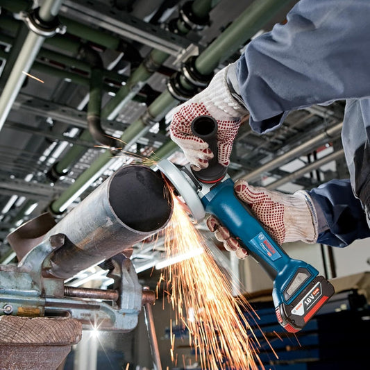 Bosch Professional 18V Brushless Angle Grinder 125mm GWS 18V-10P 06019J4100