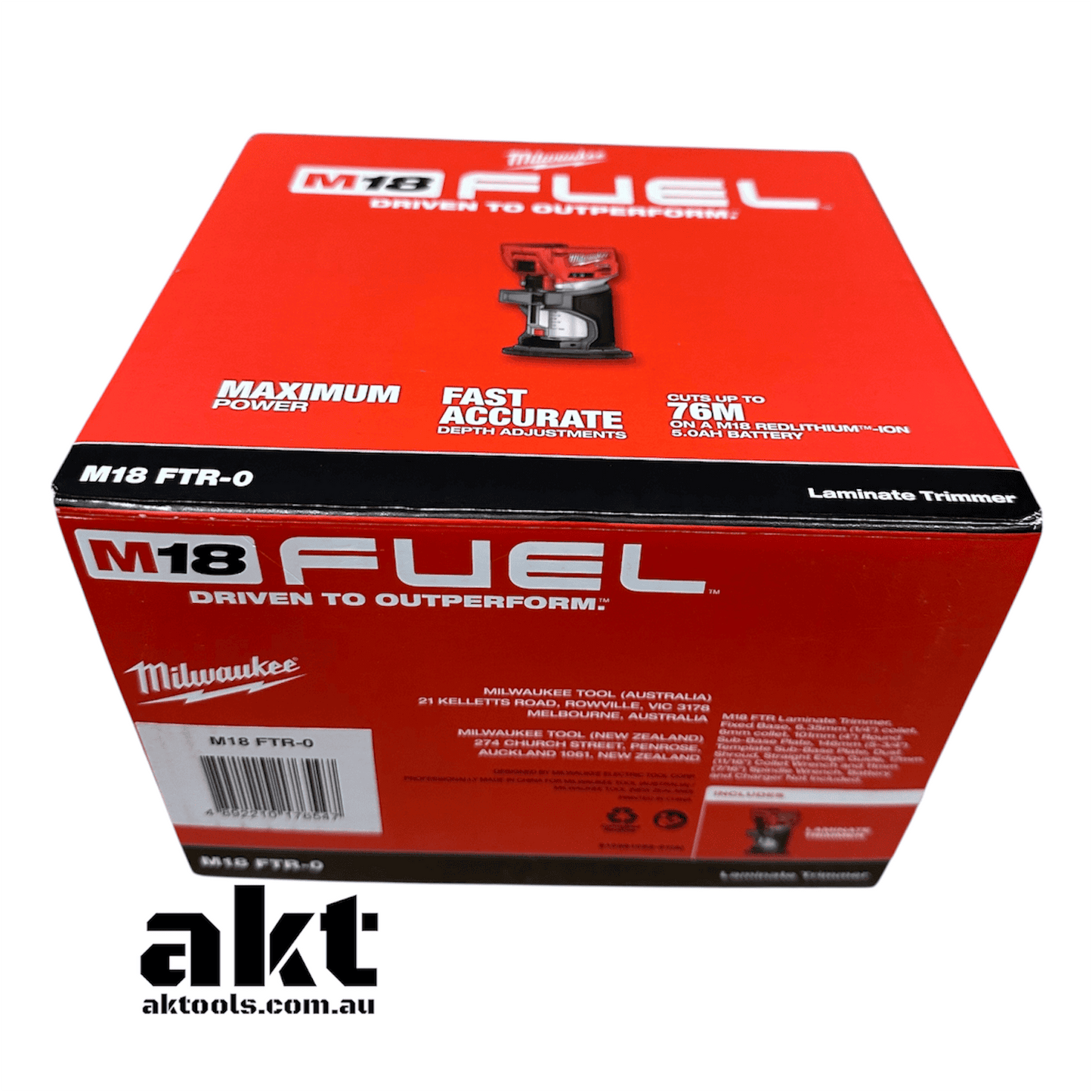 Milwaukee M18FTR-0 18V FUEL Laminate Trimmer Tool Only