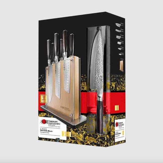 Cuisine Pro Damashiro Emperor Knife Block SHI 7PC Set