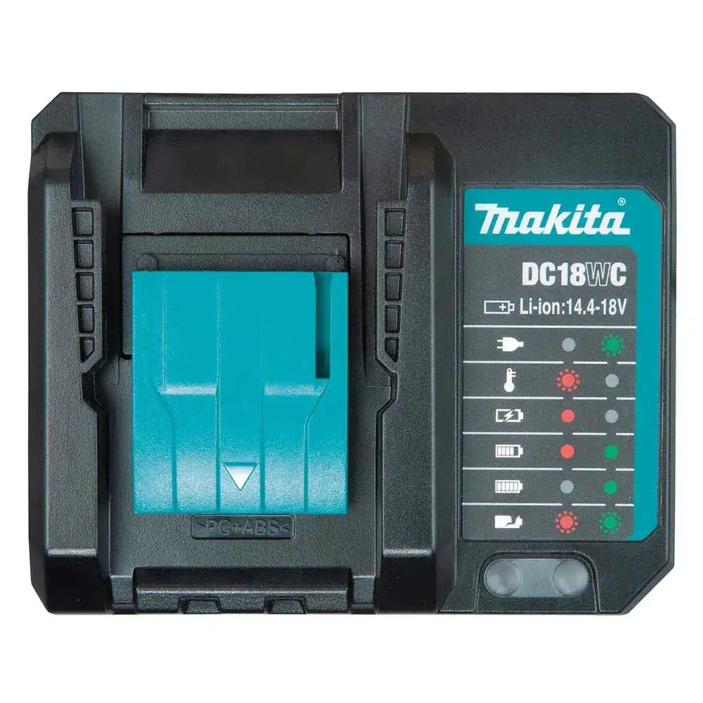 Makita Compact 18V Battery Charger DC18WC 1910G6-9