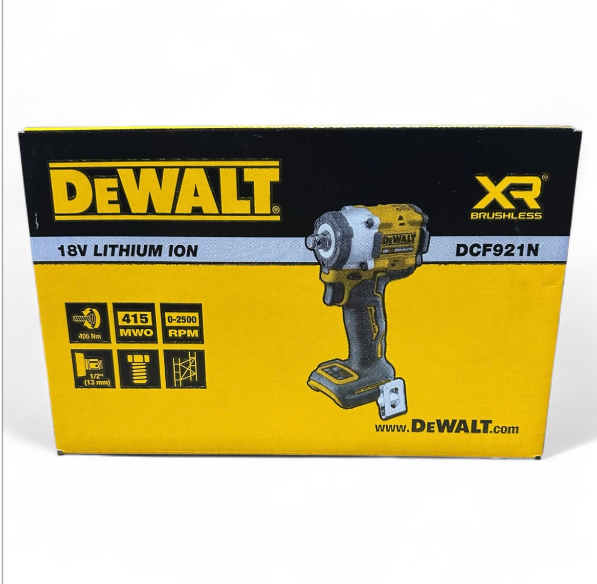 DeWALT DCF921N-XJ 18V Brushless 1/2inch XR Compact Impact Wrench