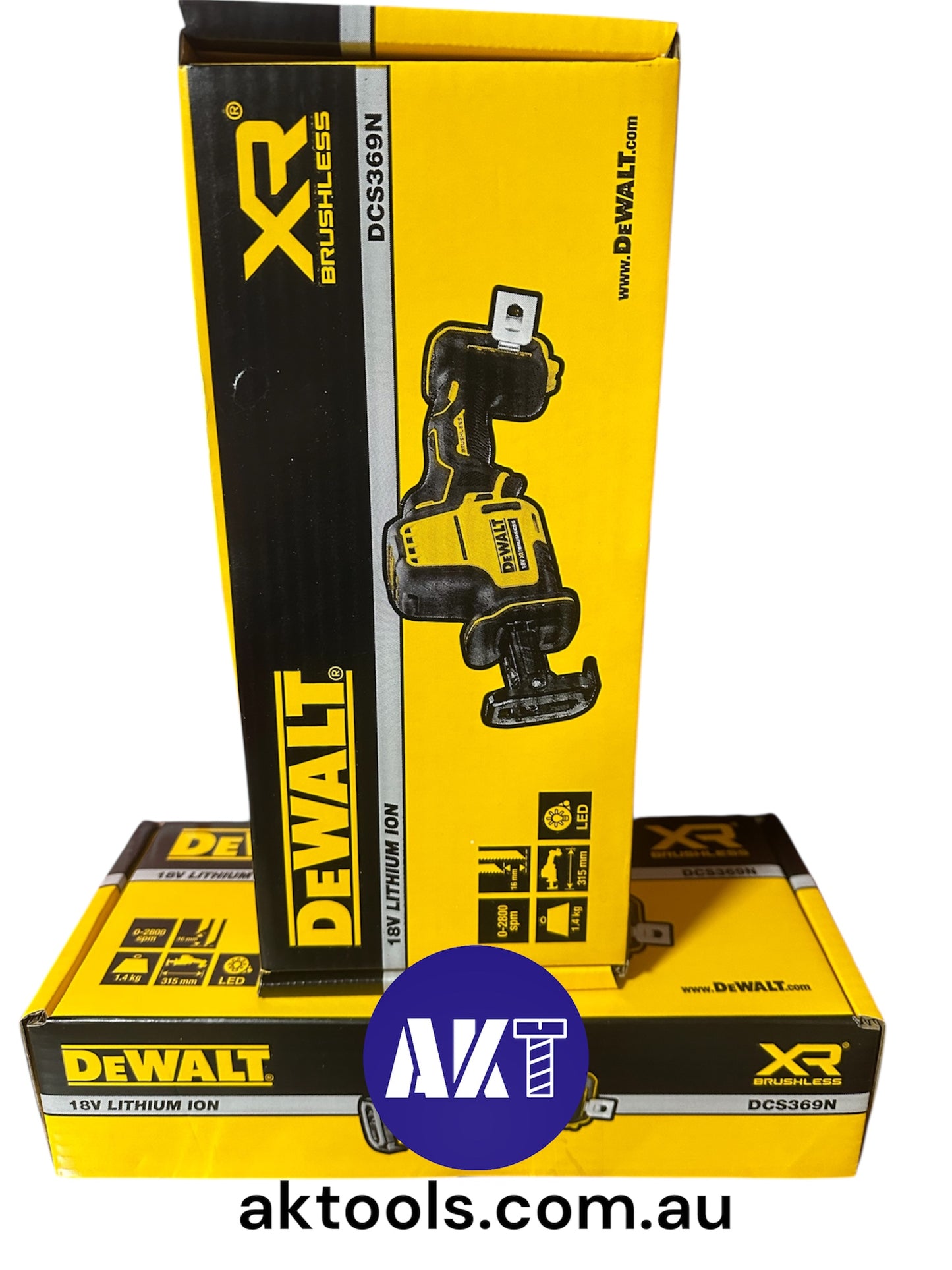 DeWalt 18V XR Brushless Compact Reciprocating Saw DCS369N-XE Skin Only