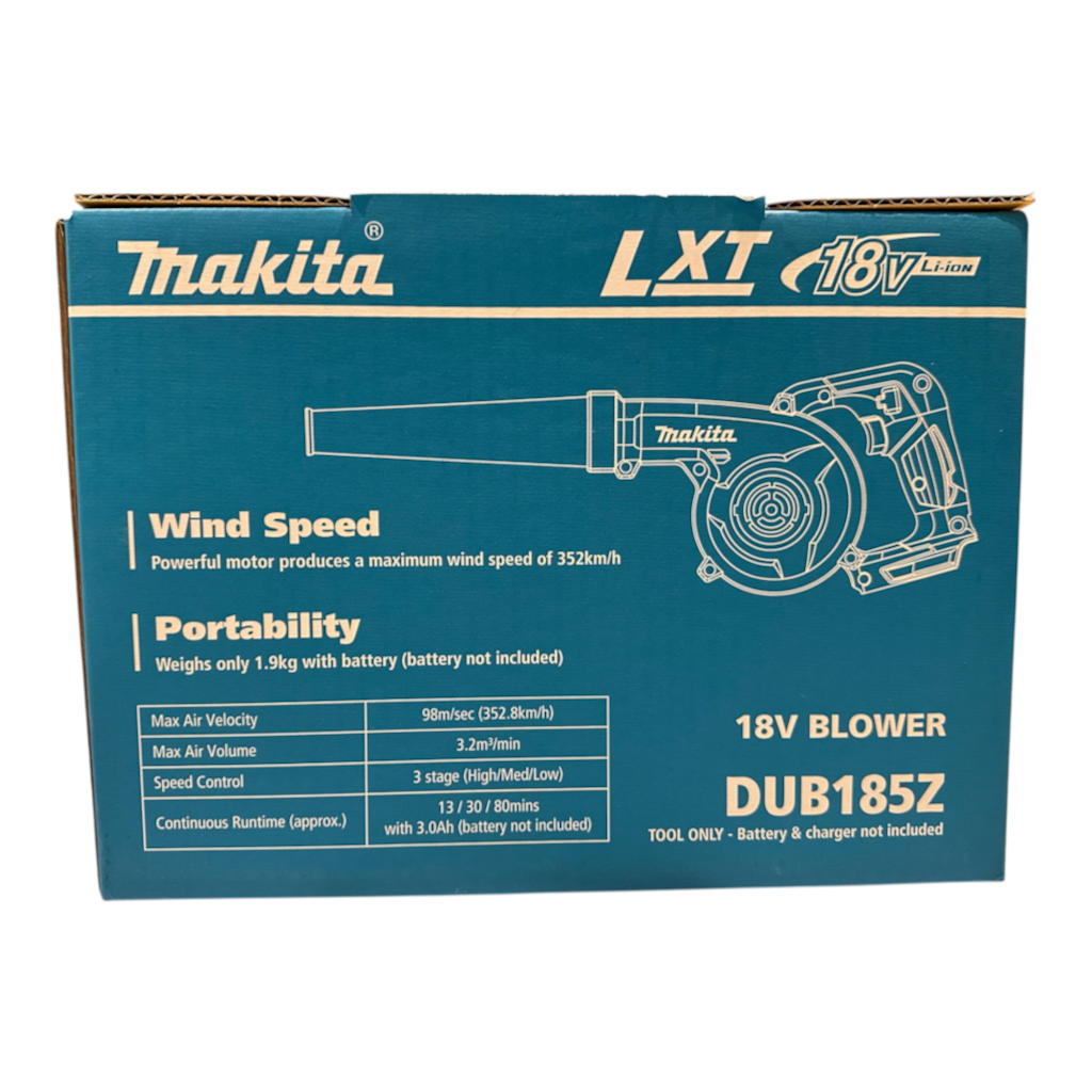Makita DUB185Z 18V Blower Stubby Compact Cordless Skin Only