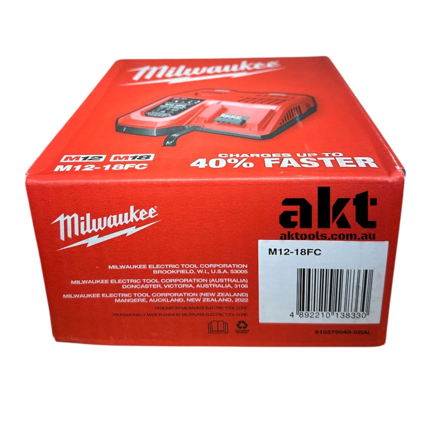 Milwaukee M12-18FC Battery Rapid Charger Genuine