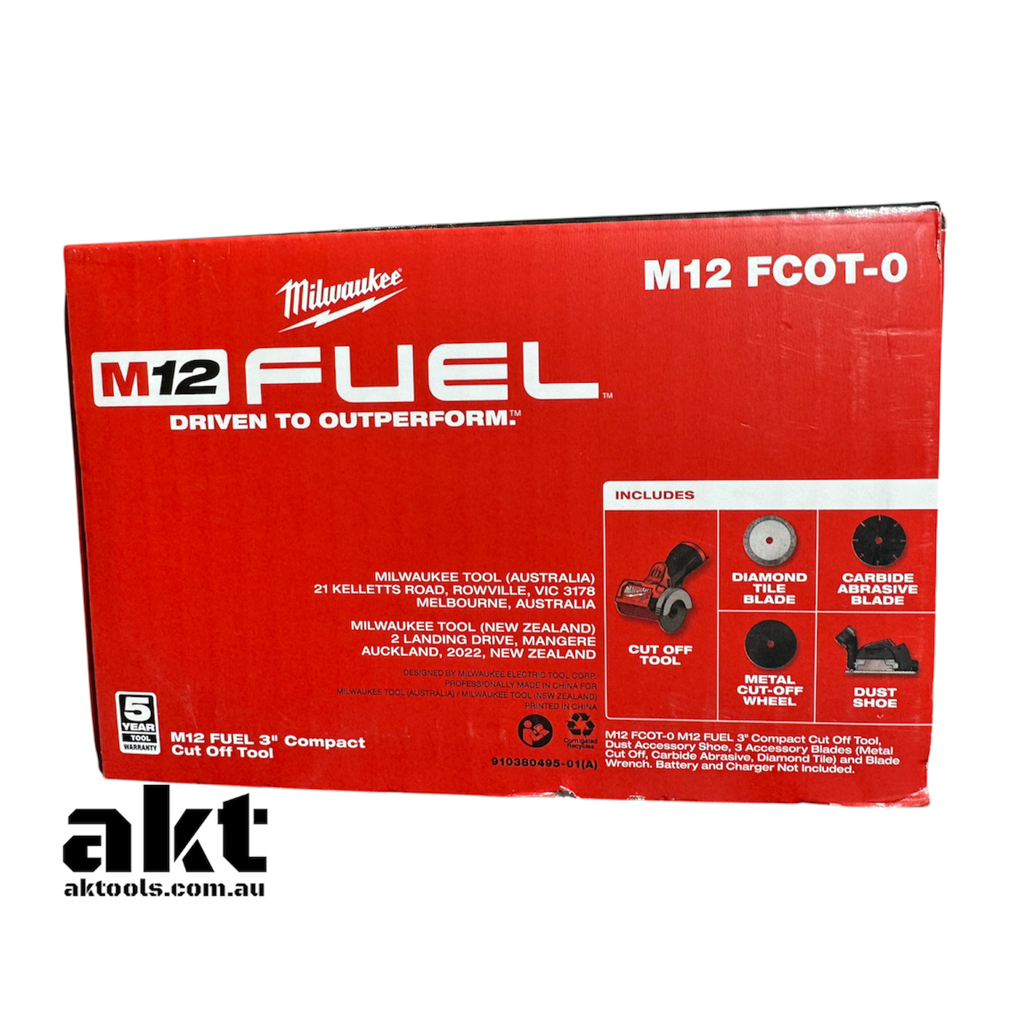 Milwaukee 12V M12 Cut-off tool M12FCOT-0 Skin Tool