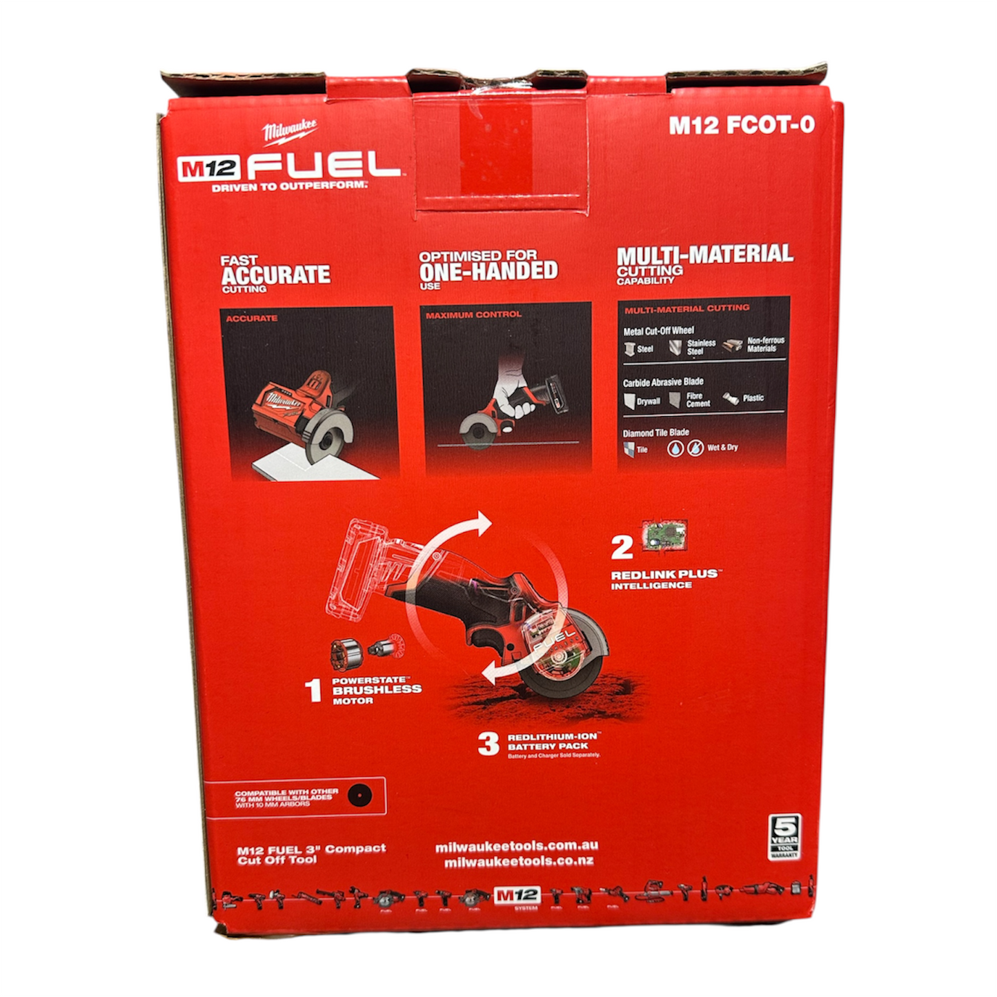 Milwaukee 12V M12 Cut-off tool M12FCOT-0 Skin Tool