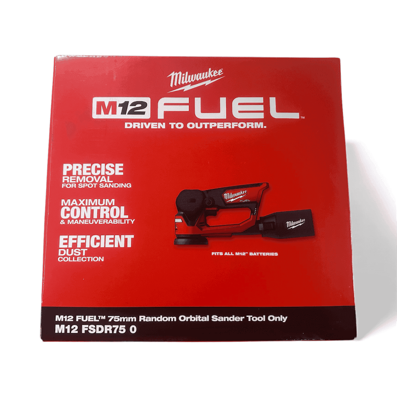 Milwaukee M12FSDR750 M12 FUEL 75mm Random Orbital Sander Tool Only