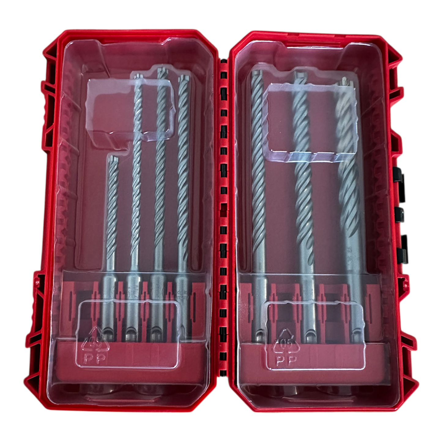 Milwaukee 7 Piece 5-12mm SDS Plus MX4 4-Cut Drill Bit Set 49323556