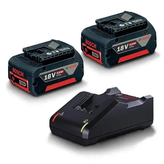 Bosch Blue Professional 18V 2x 5.0Ah Battery  & Charger Starter Pack 0615990M20