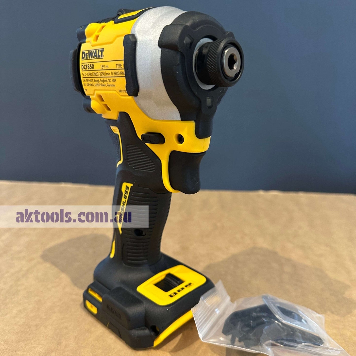 DeWalt 1/4" Hex Impact Driver XR 18V Brushless 3 Speed DCF850N-XJ Skin Tool