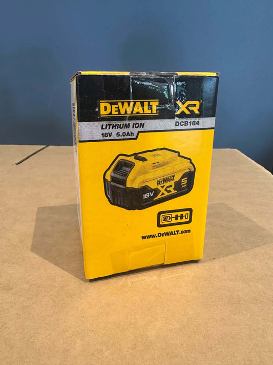 DeWalt 18V XR 5.0Ah LITHIUM-ION Battery DCB184-XE