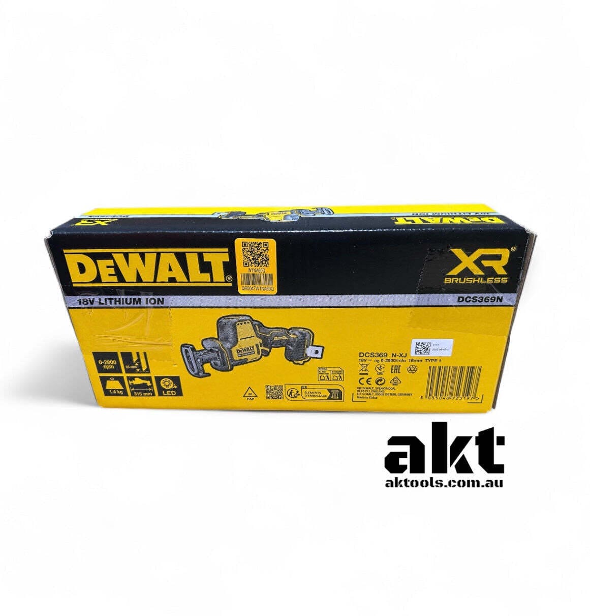 DeWalt 18V XR Brushless Compact Reciprocating Saw DCS369N-NXJ Skin Only