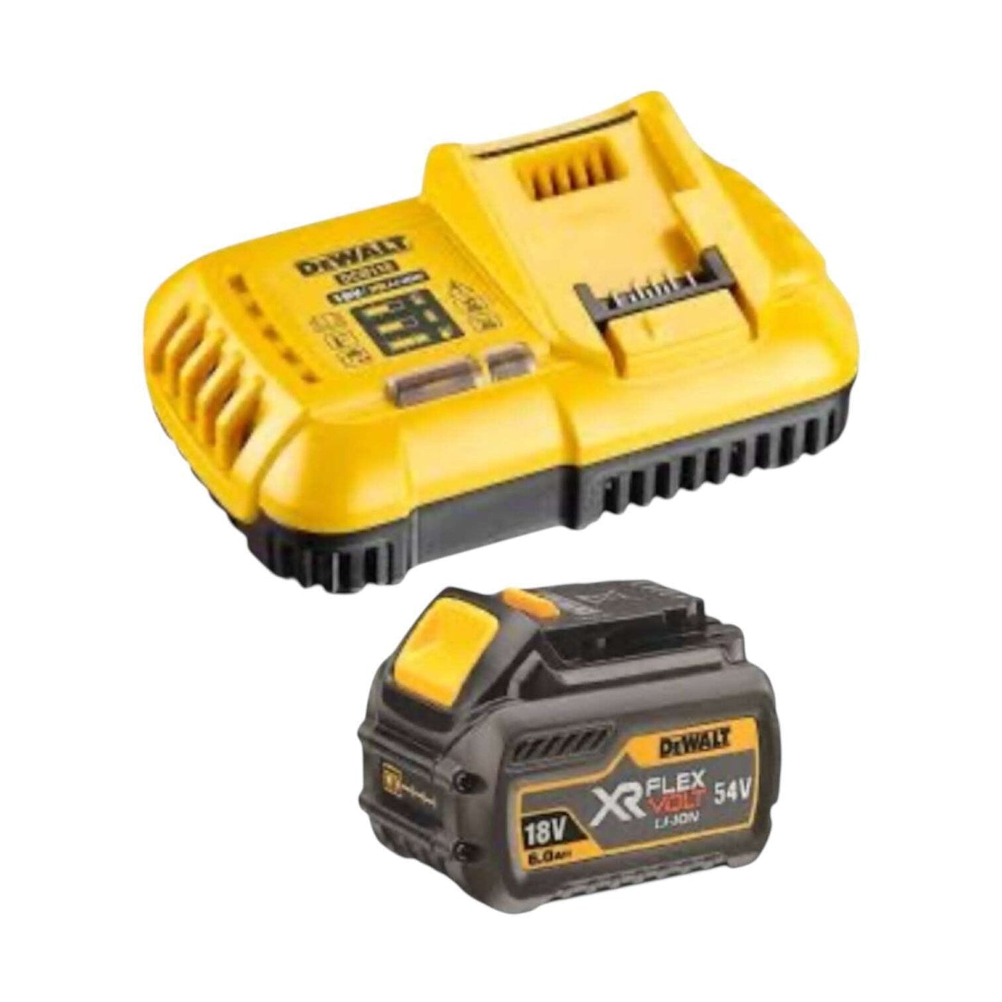 DeWALT 6.0Ah Flexvolt Battery And Charger Starter Kit DCB118T1-XE