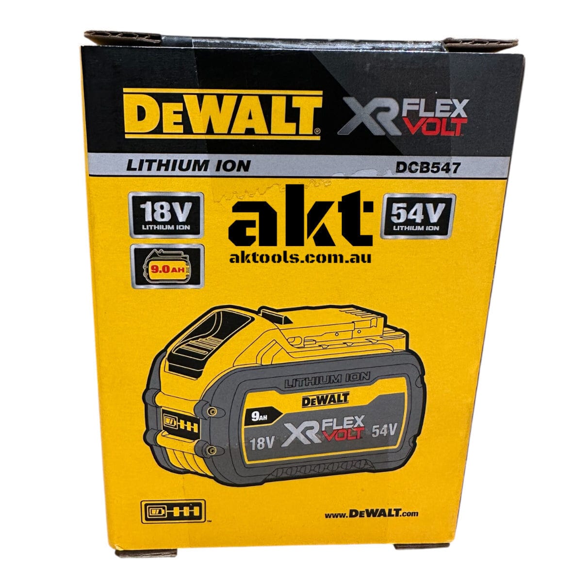 DeWalt 9.0Ah 18V-54V XR Flexvolt Li-Ion Battery DCB547-XE