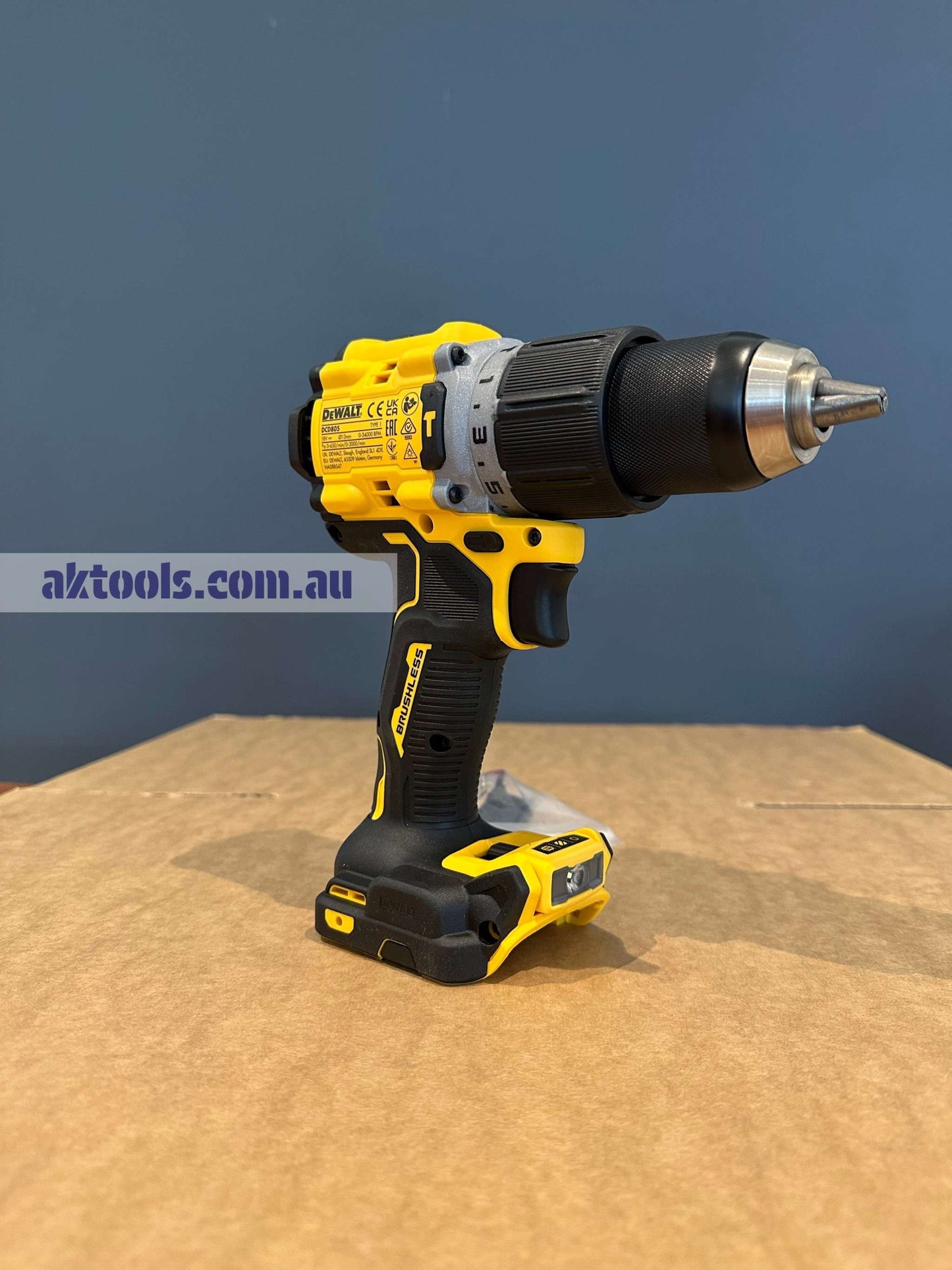DeWalt DCD805N-XJ Hammer Drill Driver 18V Brushless 2 Speed Skin Only