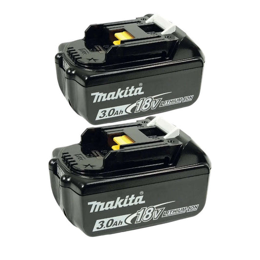 Makita 18V 3.0Ah Battery BL1830B-L Twin Pack (2x3ah) Genuine