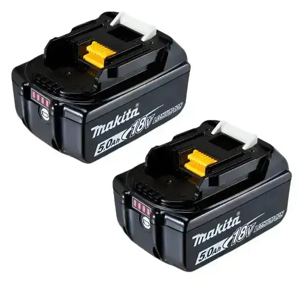 Makita 18V 5.0Ah BL1850B-L Battery Li-ion LXT Twin Pack 191C12-3