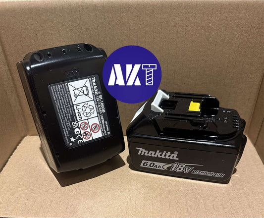 Makita 18V 6.0Ah Battery LED BL1860B-L Twin Pack 198490-0 GENUINE