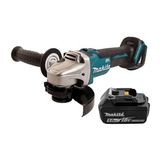 Makita 18V Angle Grinder & 5Ah Battery DGA504 BL1850BL
