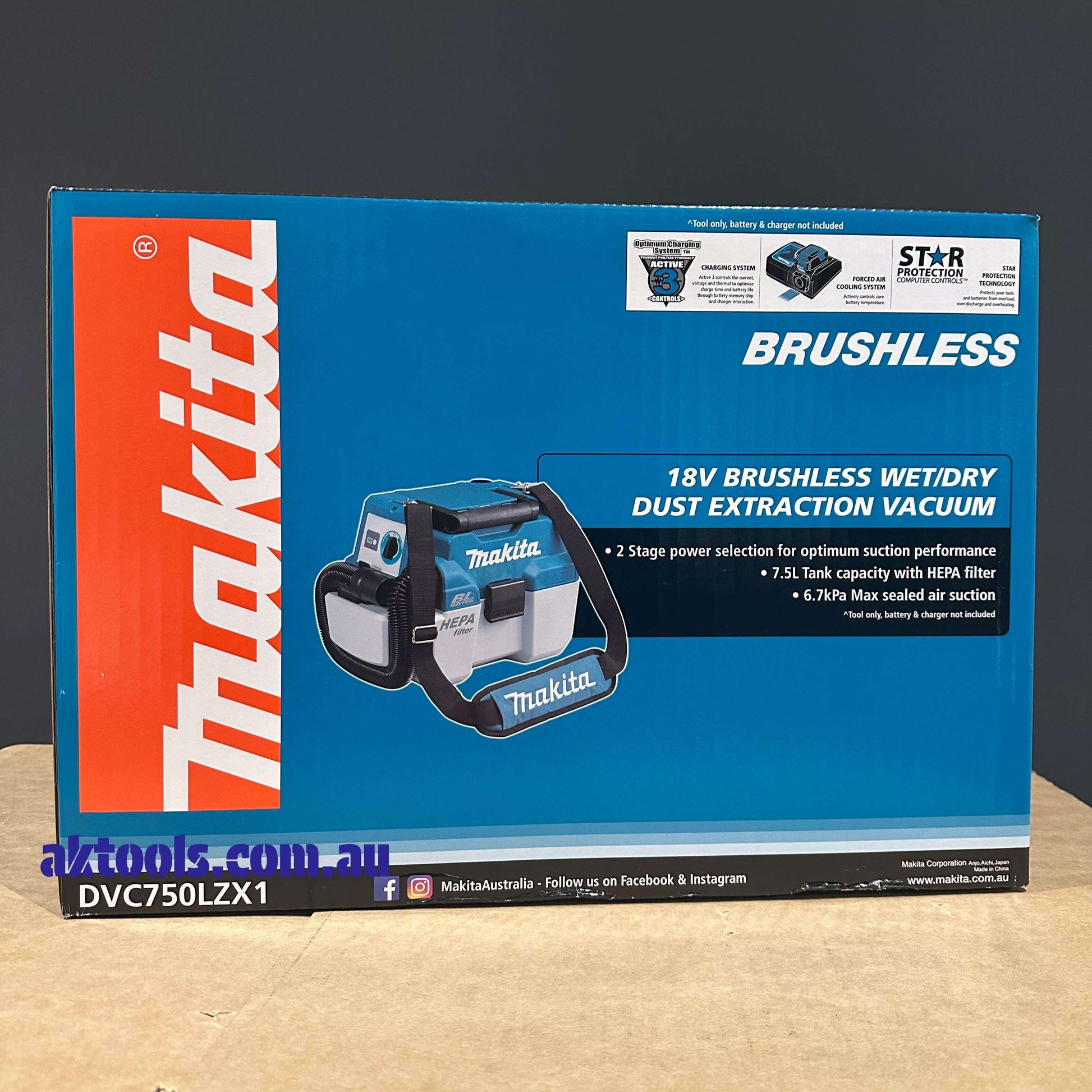 Makita 18V Brushless Cordless Wet Dry Vacuum DVC750LZX1 Skin Only