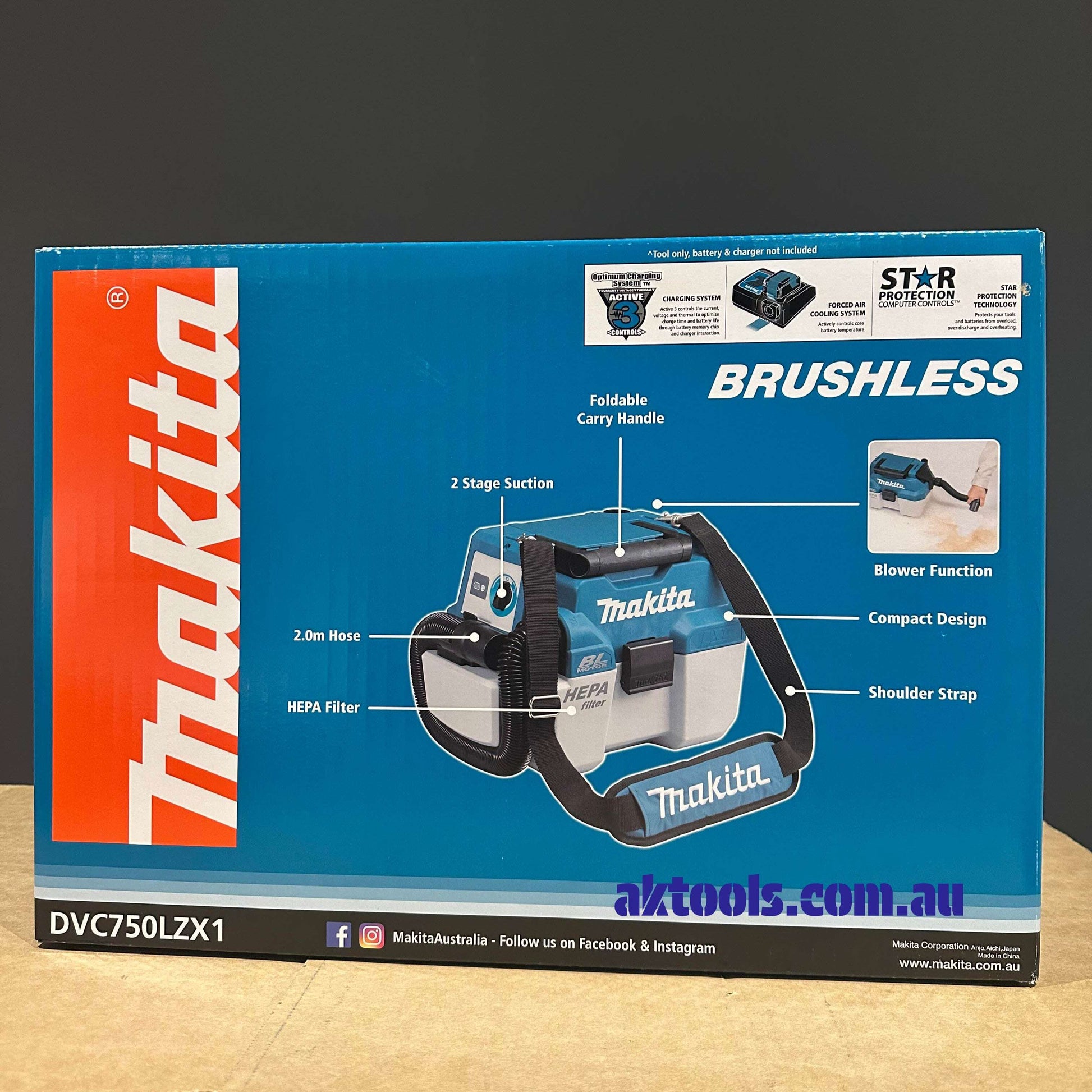 Makita 18V Brushless Cordless Wet Dry Vacuum DVC750LZX1 Skin Only