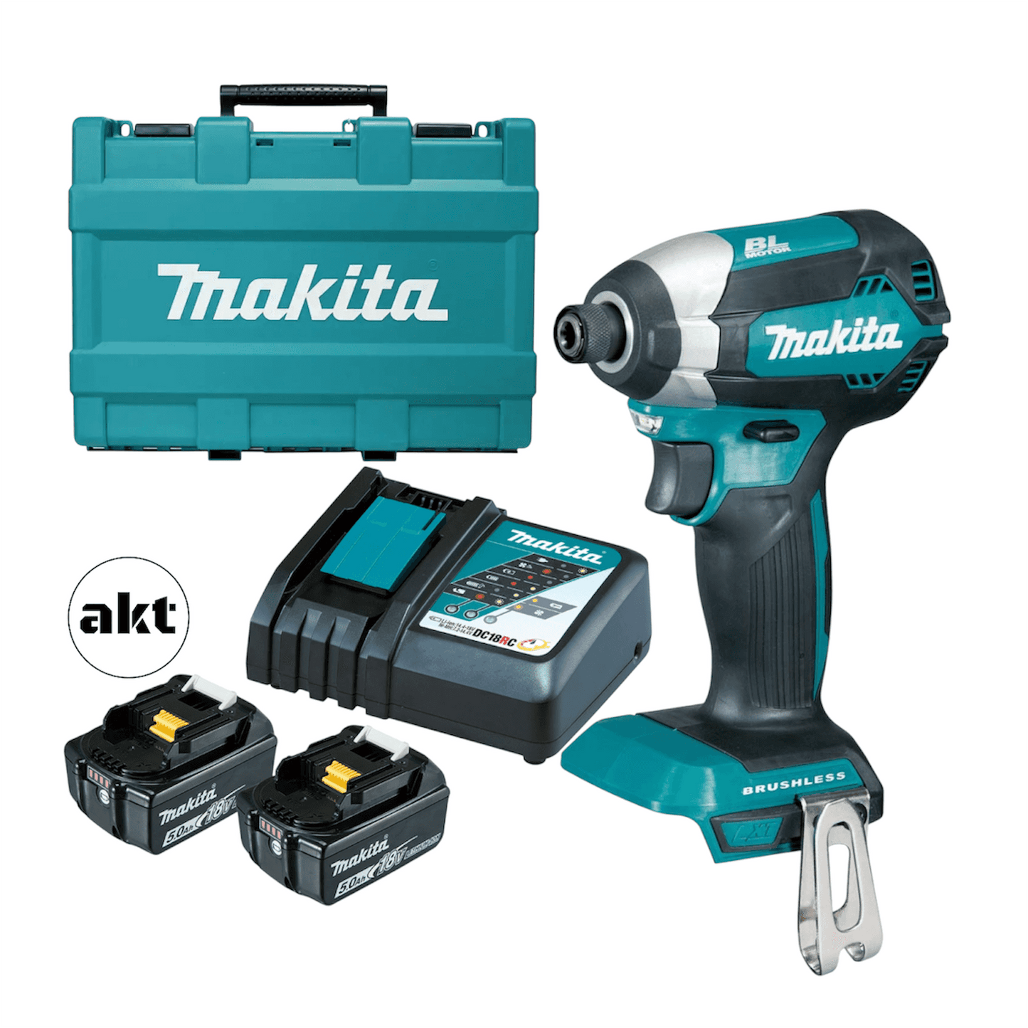 Makita 18V Cordless Brushless Impact Driver Combo Kit DTD153RTE