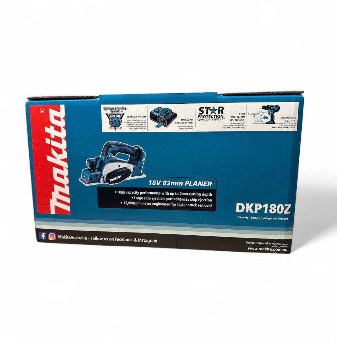 Makita 18V LXT Cordless Planer 82mm DKP180Z Skin