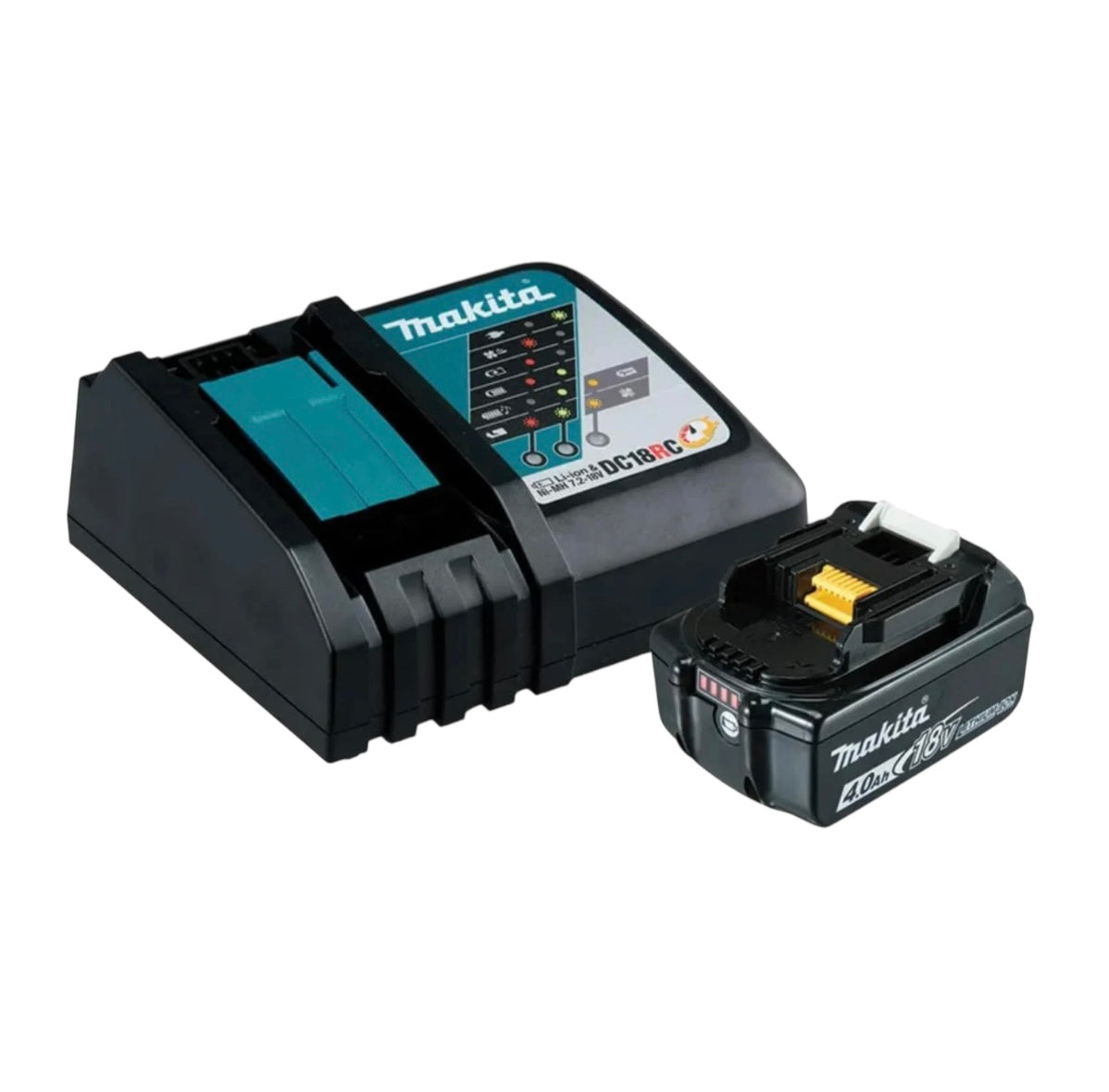 Makita 18V LXT Lion-Ion 4.0Ah Battery, Rapid Charger Starter Pack AK TOOLS