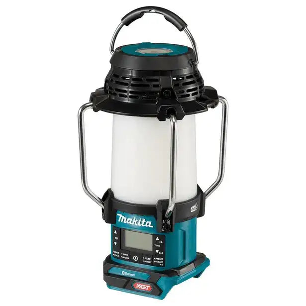 Makita 40V XGT LED Lantern Digital FM Radio Bluetooth USB MR009GZ