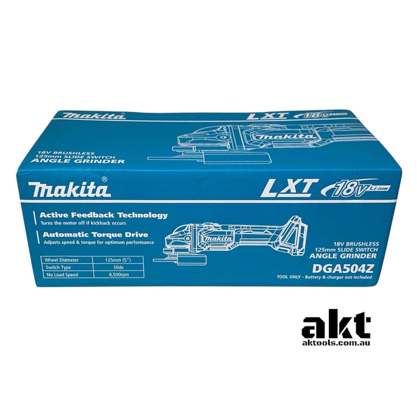 Makita DGA504Z 18V Mobile Brushless 125mm Angle Grinder Skin