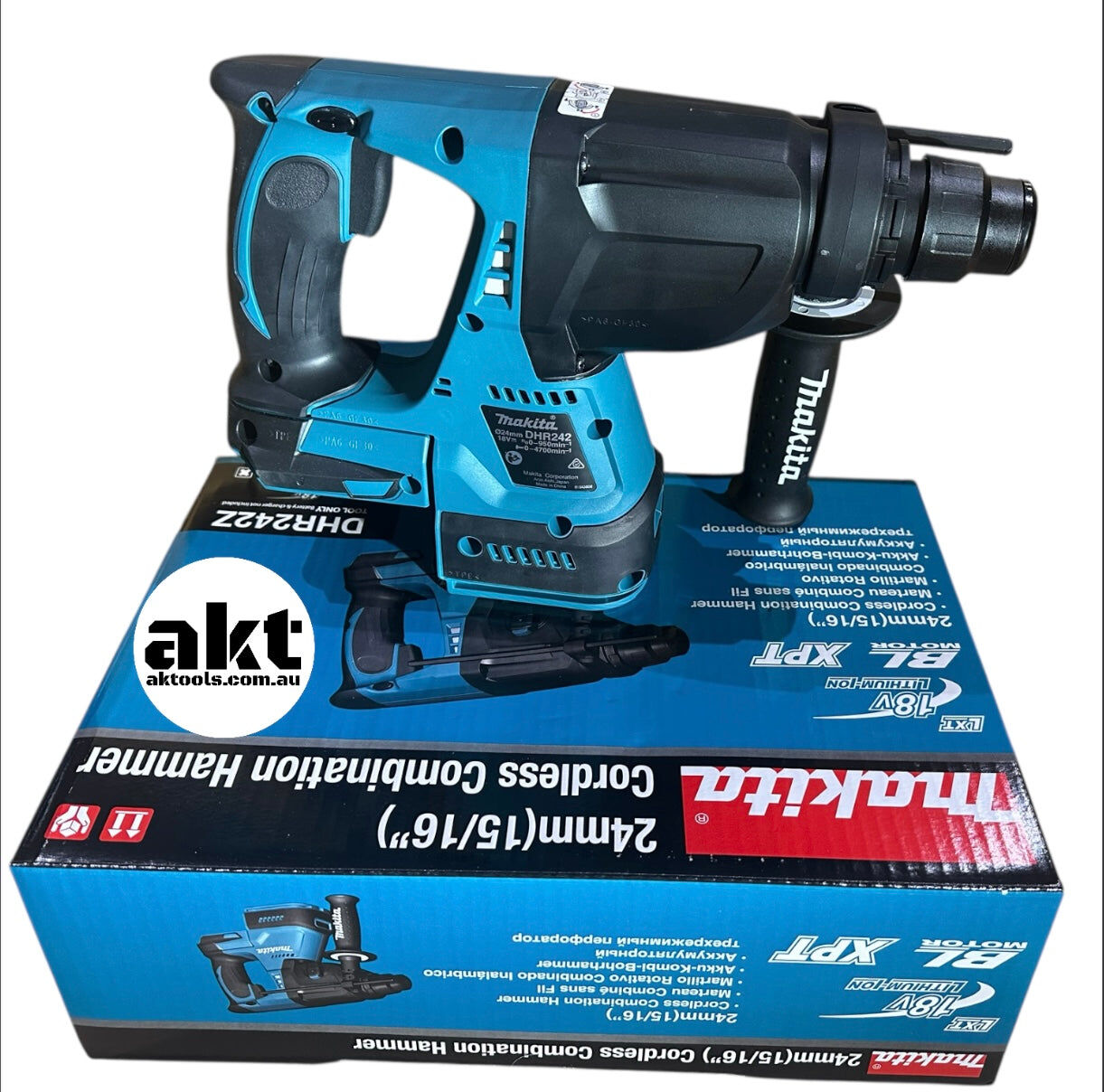 Makita DHR242Z 18V Brushless 24mm SDS Plus Rotary Hammer Drill AK TOOLS