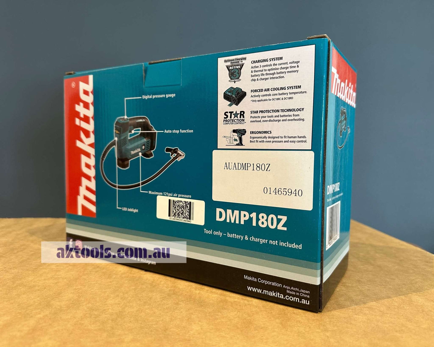 Makita DMP180Z 18V LXT Cordless Air Inflator Tool Skin Only