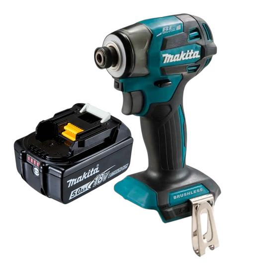 Makita DTD173Z 18V Brushless 4-Stage Impact Driver + 5.0Ah Battery AK TOOLS
