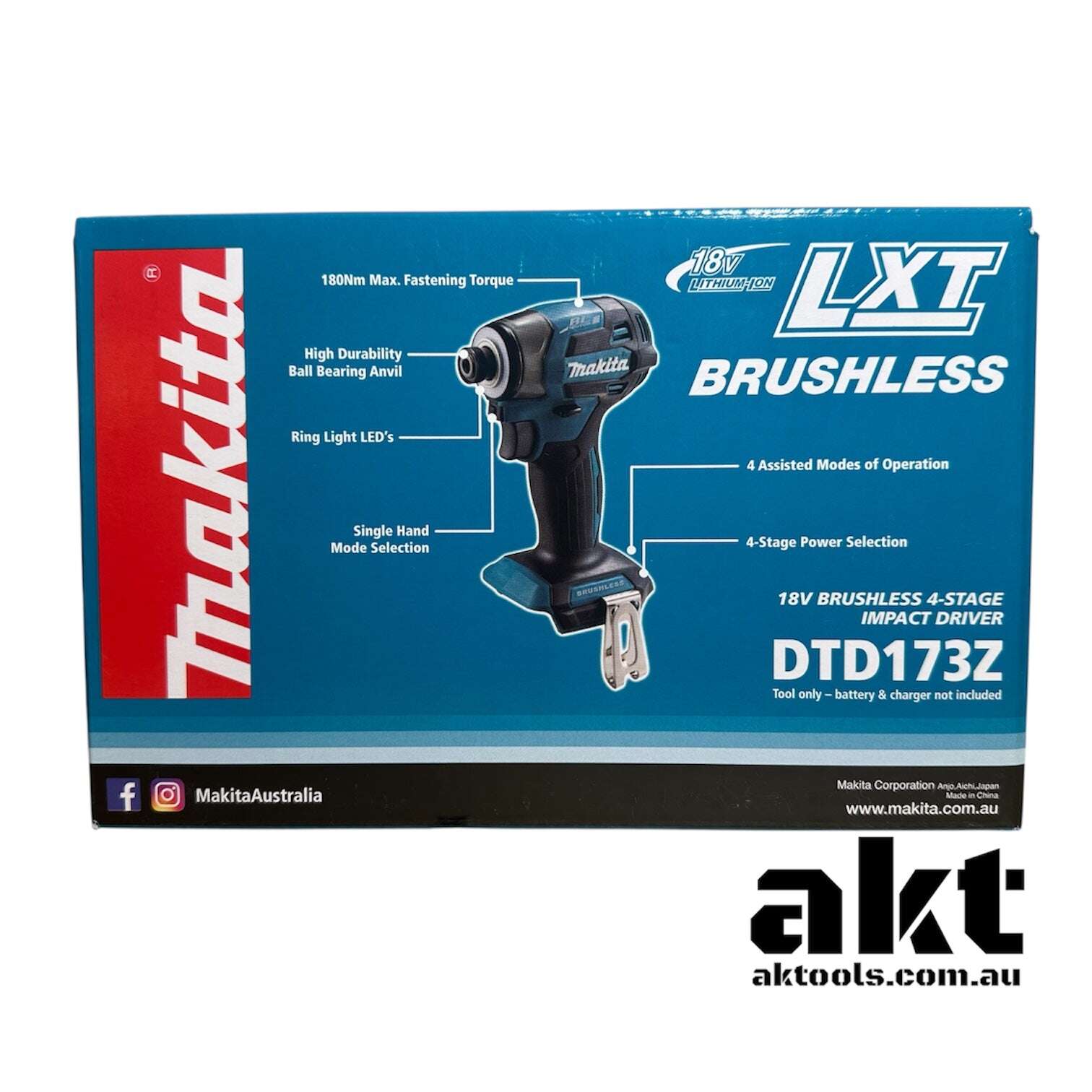 Makita DTD173Z 18V Brushless 4-Stage Impact Driver Skin Only