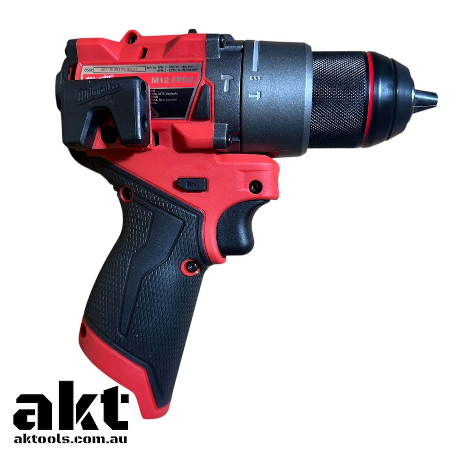 Milwaukee 12V M12 Hammer Drill Driver Fuel M12FPD2-0 Tool Skin AK TOOLS