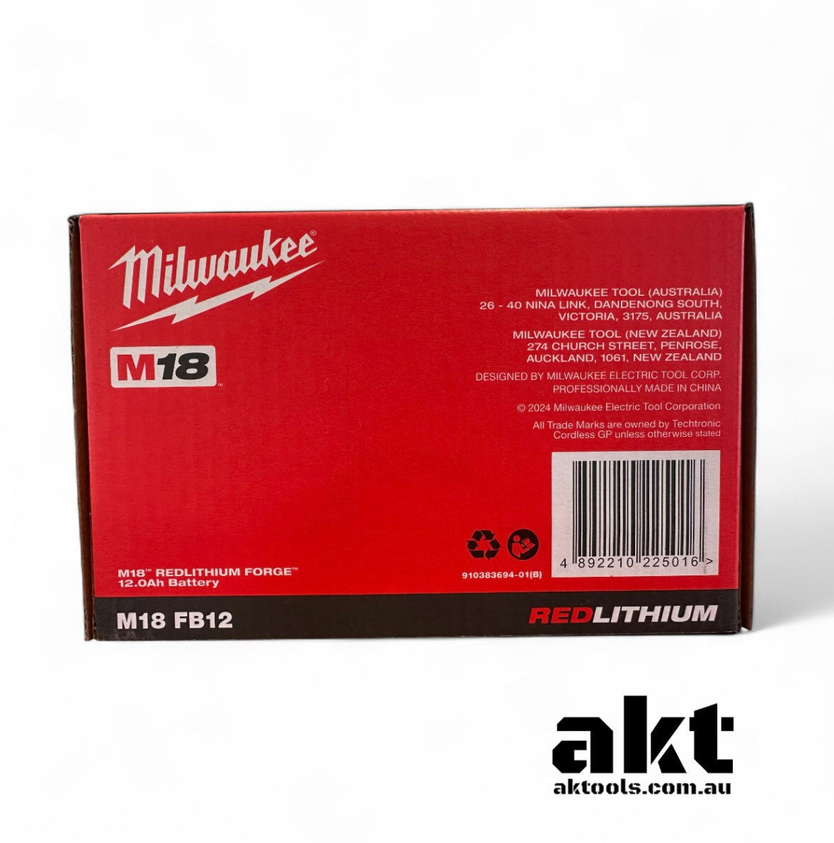 Milwaukee 18V Forge Battery 12.0Ah M18FB12 Genuine AK TOOLS