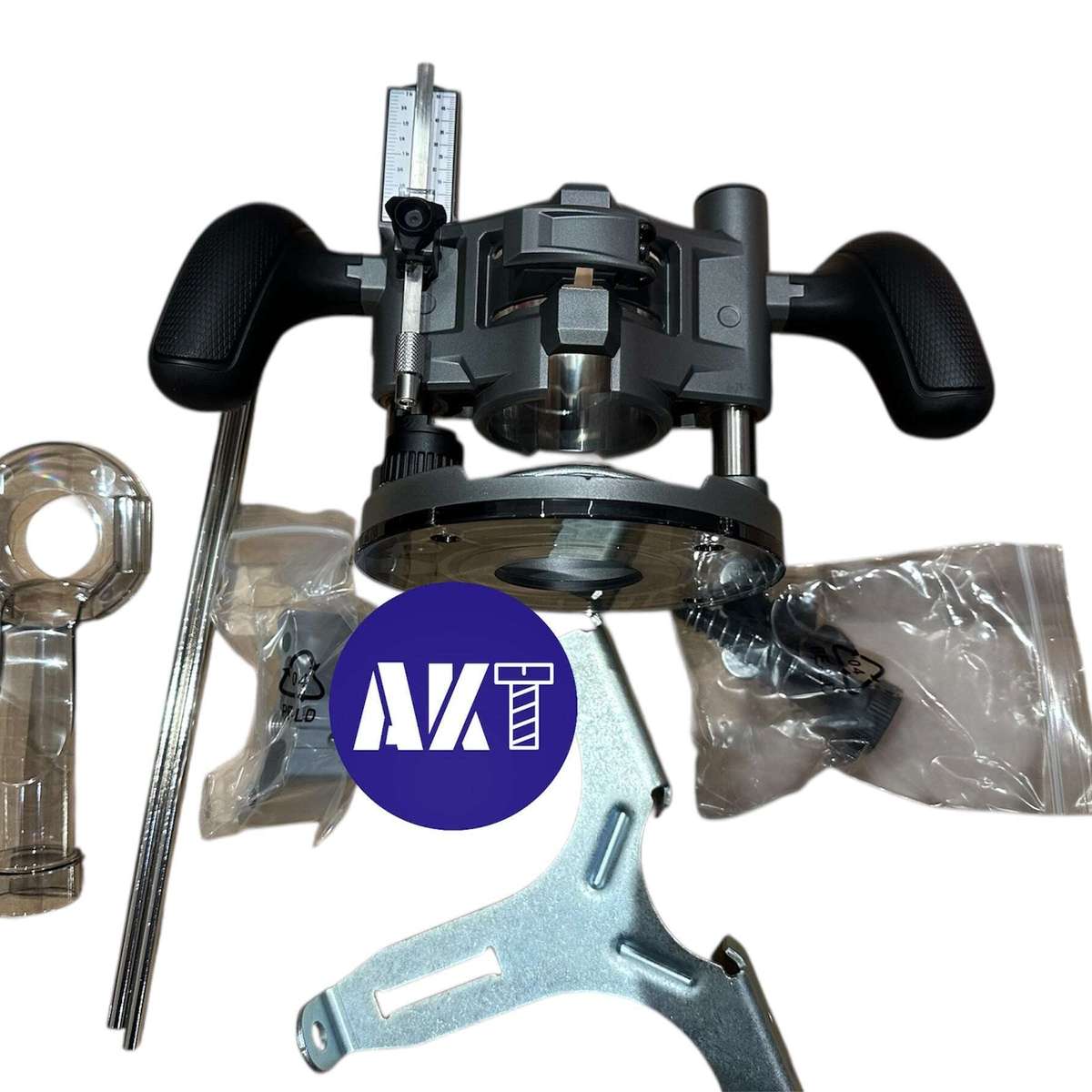 Milwaukee Cordless Laminate Trimmer Router Plunge Base 48105601 2