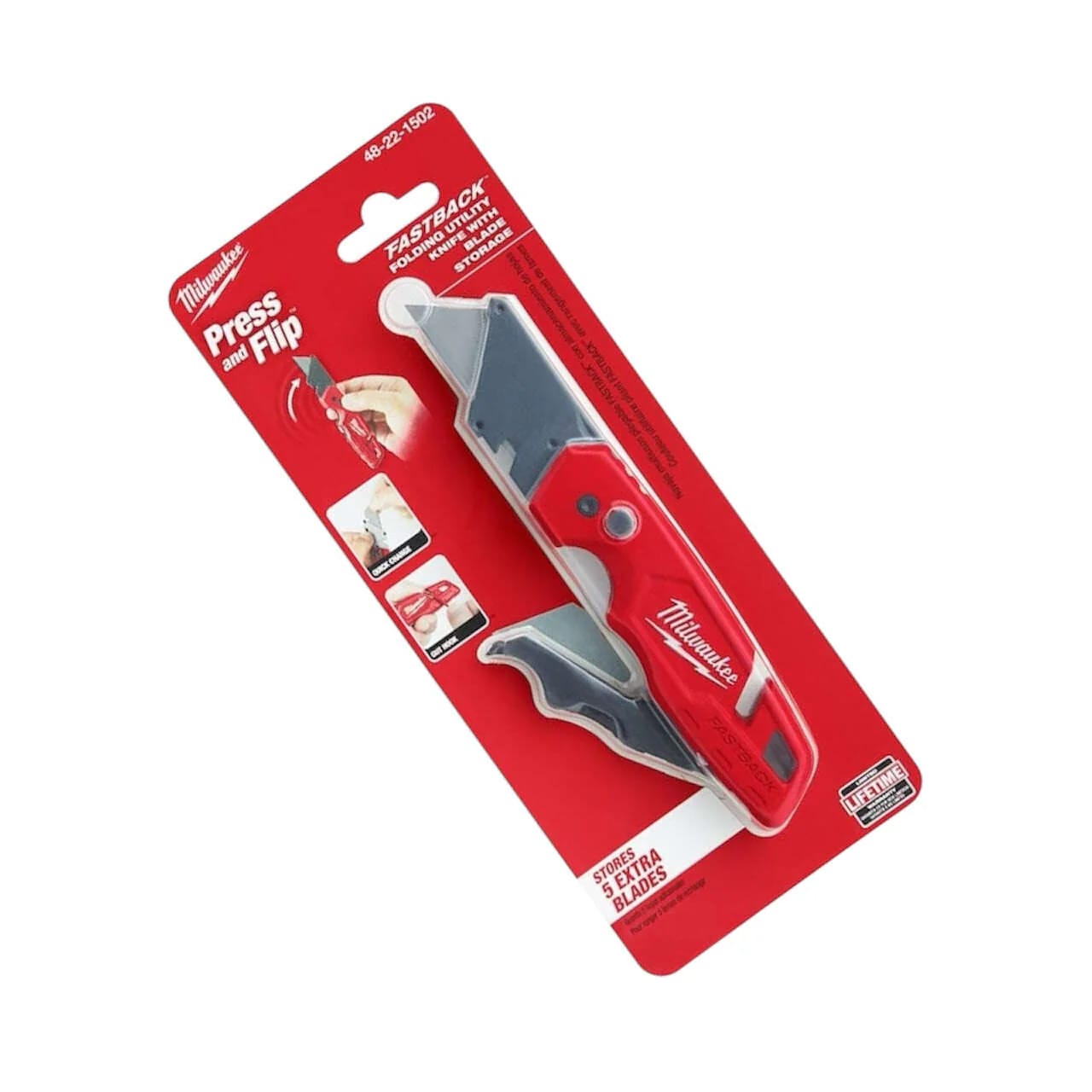 Milwaukee Fastback Folding Utility Knife with Storage 48221502