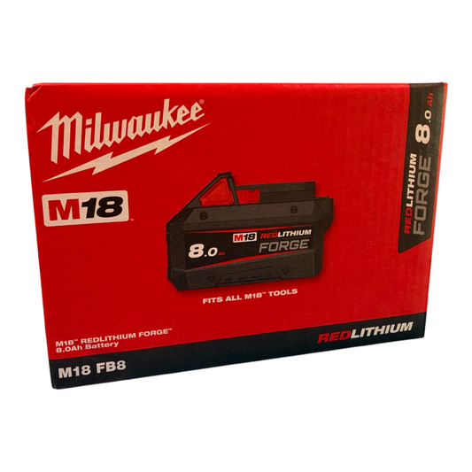 Milwaukee FORGE Battery 8.0Ah M18FB8 18V REDLITHIUM Retail