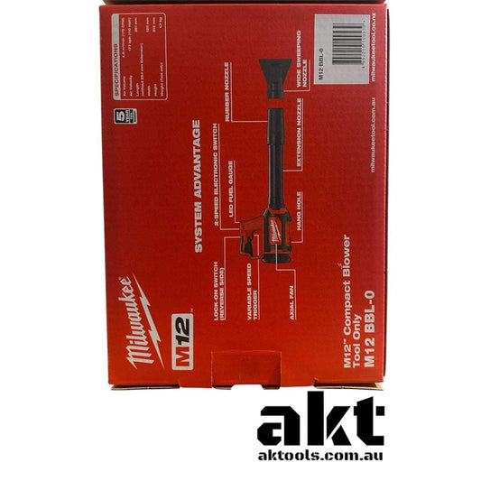 Milwaukee M12 12V Compact Blower M12BBL-0 Tool Skin Only