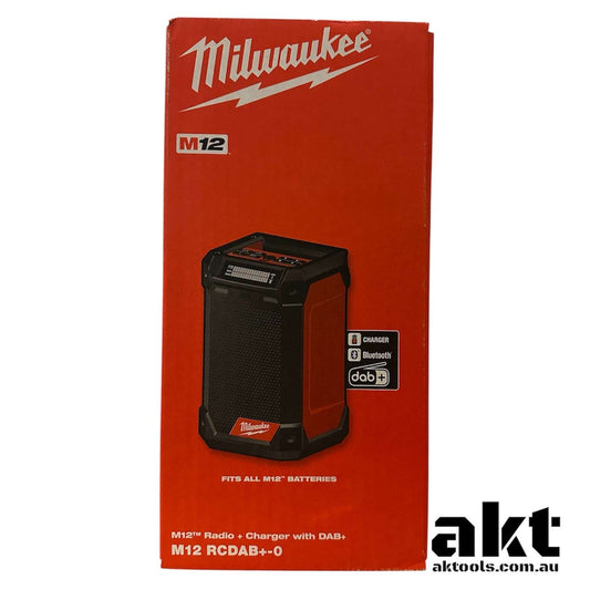 Milwaukee M12 Bluetooth Digital Radio & Charger M12RCDAB+-0 Skin