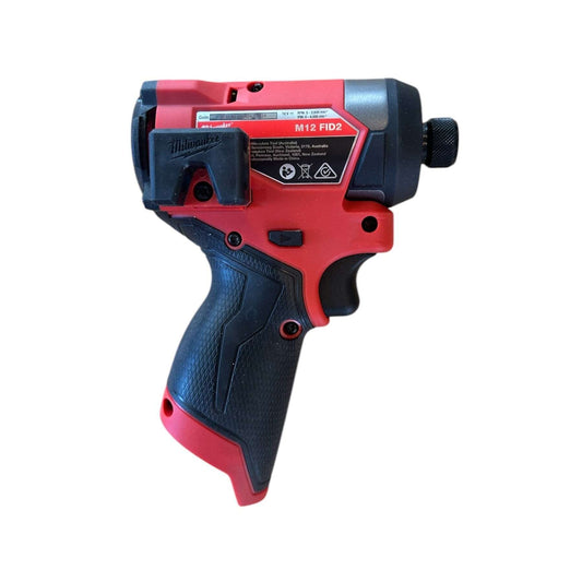 Milwaukee M12 Fuel Impact Driver 1/4inch Hex 12V M12FID2-0 Skin Only