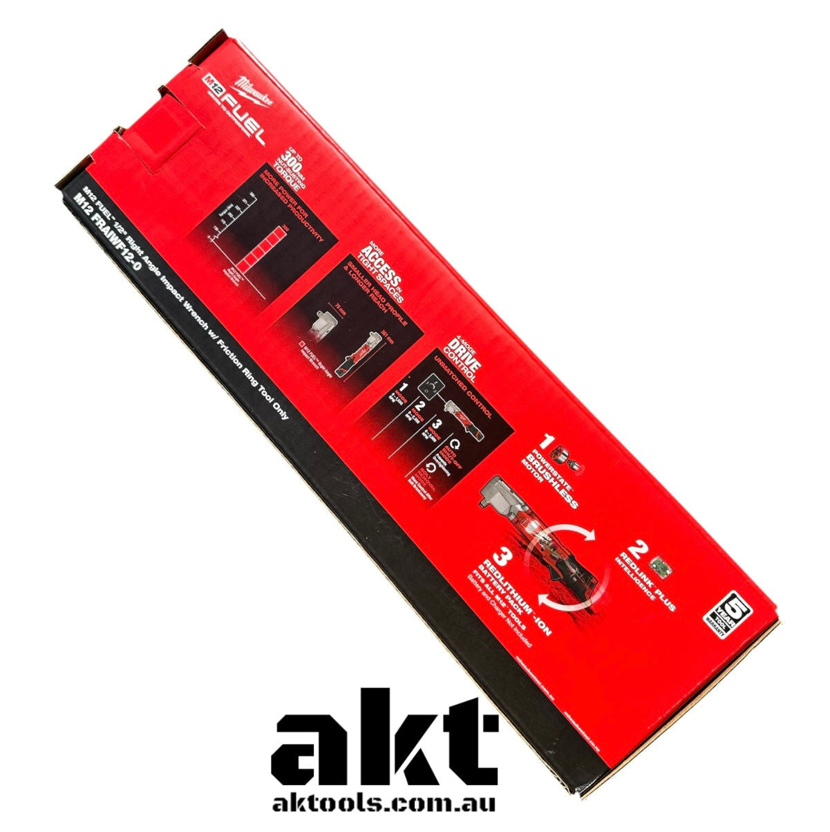 Milwaukee M12FRAIWF120 12V 1/2" Right Angle Impact Wrench AK TOOLS