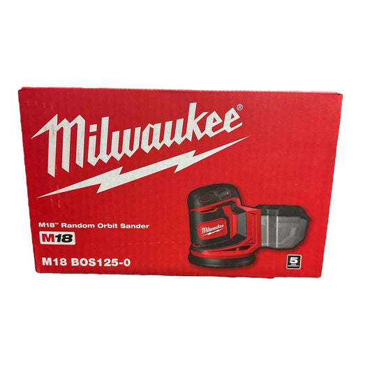 Milwaukee M18 18V Random Orbital Sander M18BOS125-0