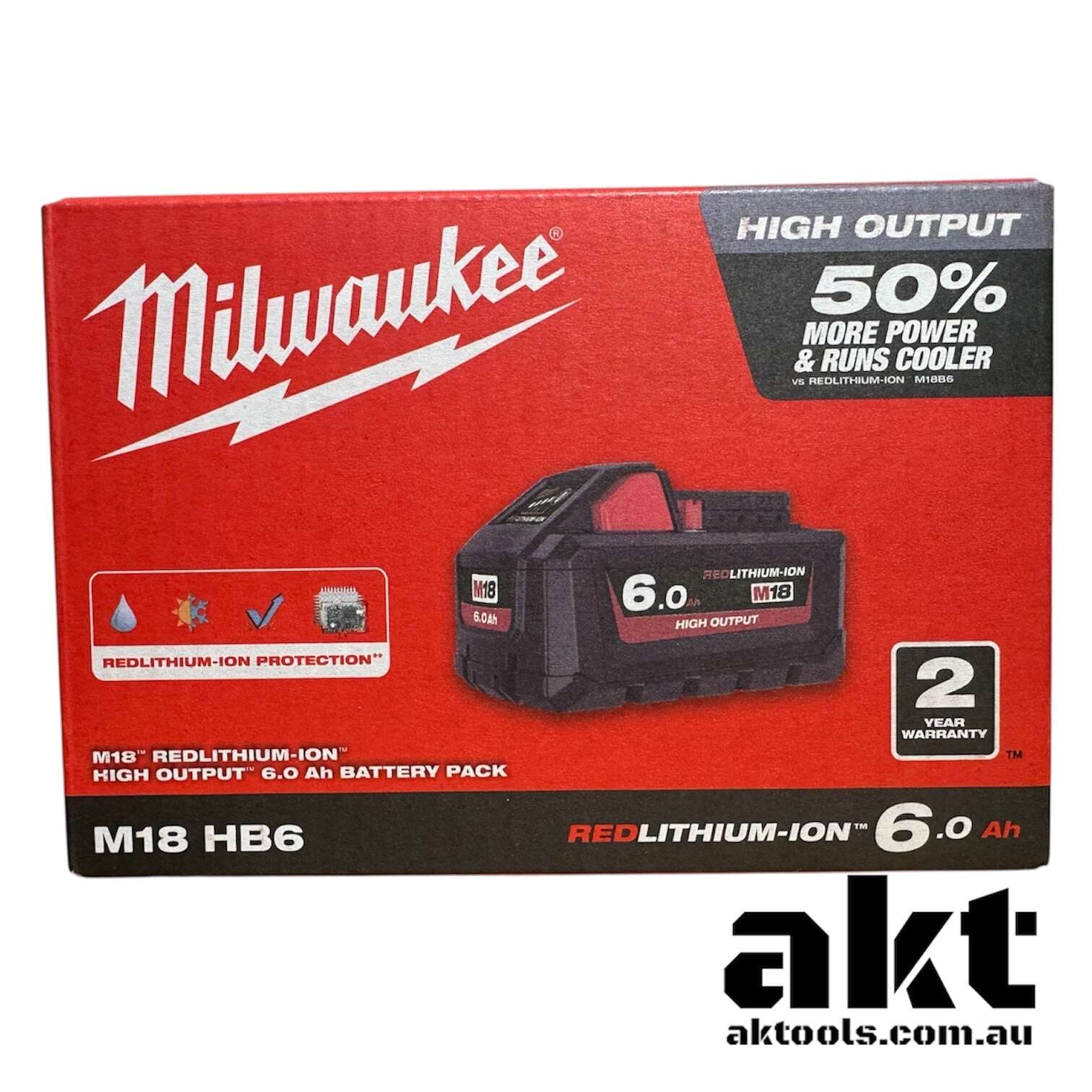Milwaukee M18HB6 18V 6.0Ah High Output Battery Genuine