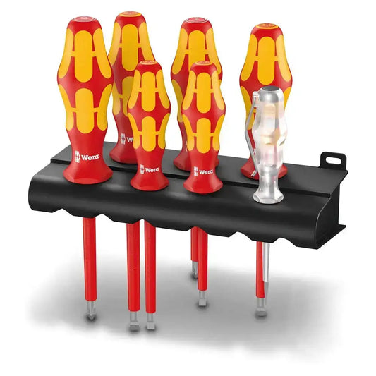 Wera 160 Rack VDE Screwdriver Set 7PC